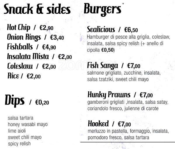 Menu di Fish Me 
