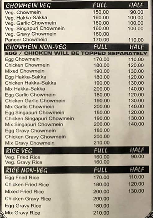 Chuck-Chuck Mail menu