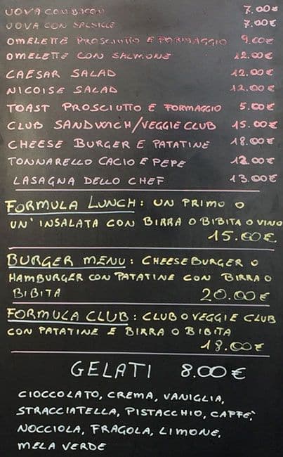 Menu di UNAHOTELS Decò 
