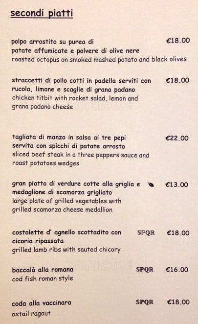 Menu di UNAHOTELS Decò 