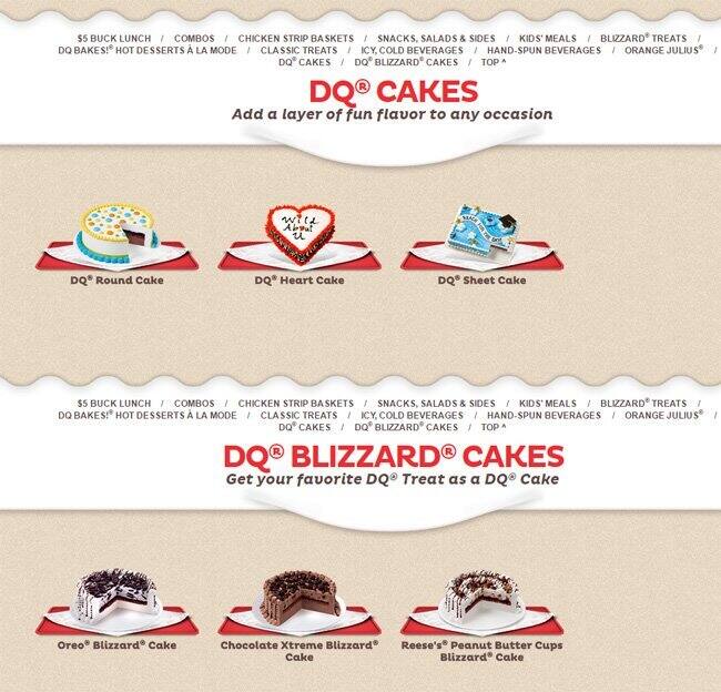 Menu at Dairy Queen fast food, Baytown, W Baker Rd