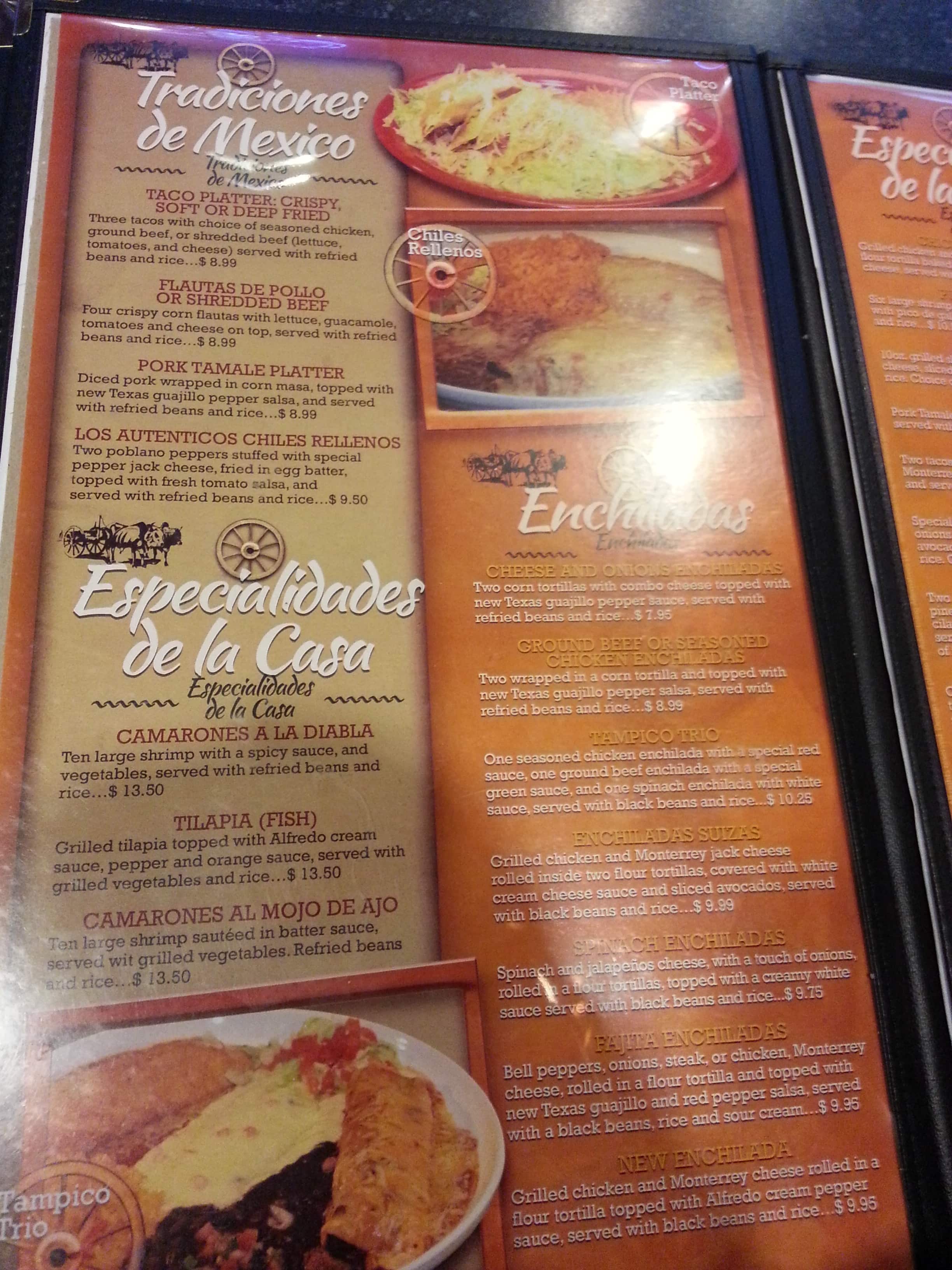 La Carreta Menu Menu For La Carreta Gardner Kansas City Kansas