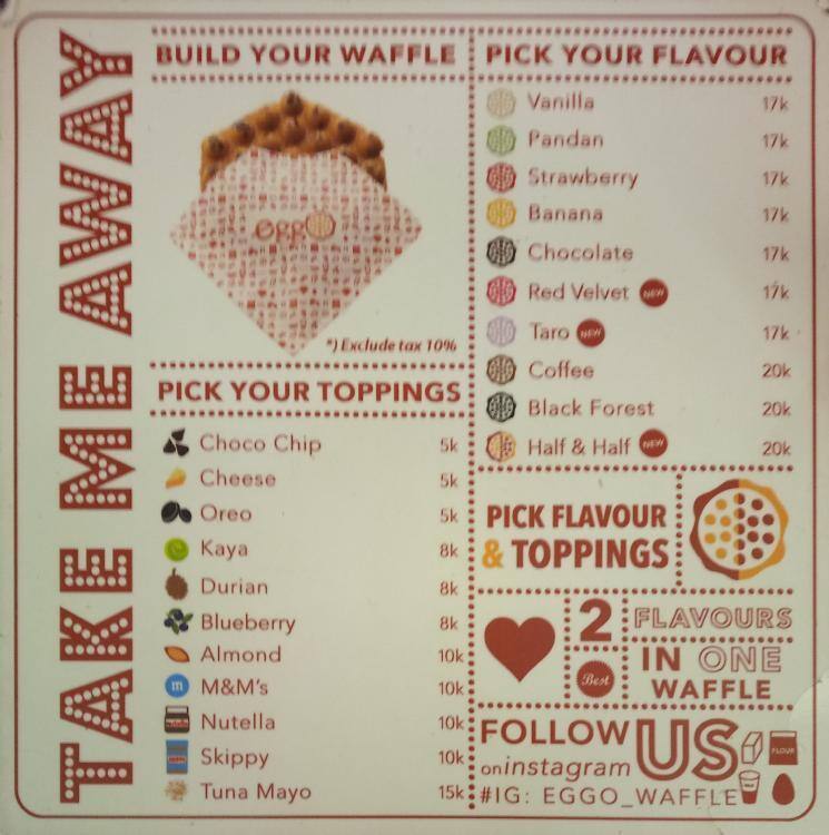 Eggo Waffle Menu, Menu for Eggo Waffle, Kelapa Gading, Jakarta Zomato