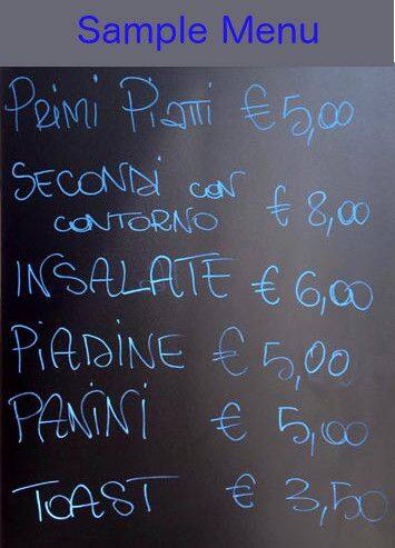 Menu di Chez Moi 