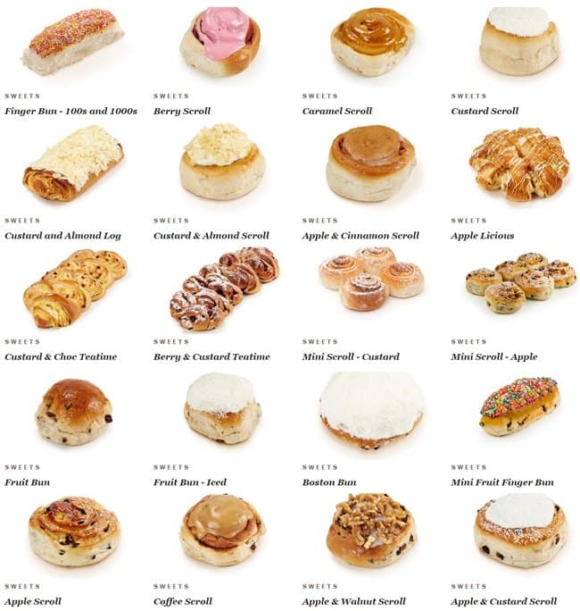 Menu at Bakers Delight, Noranda, 58/38 Benara Rd