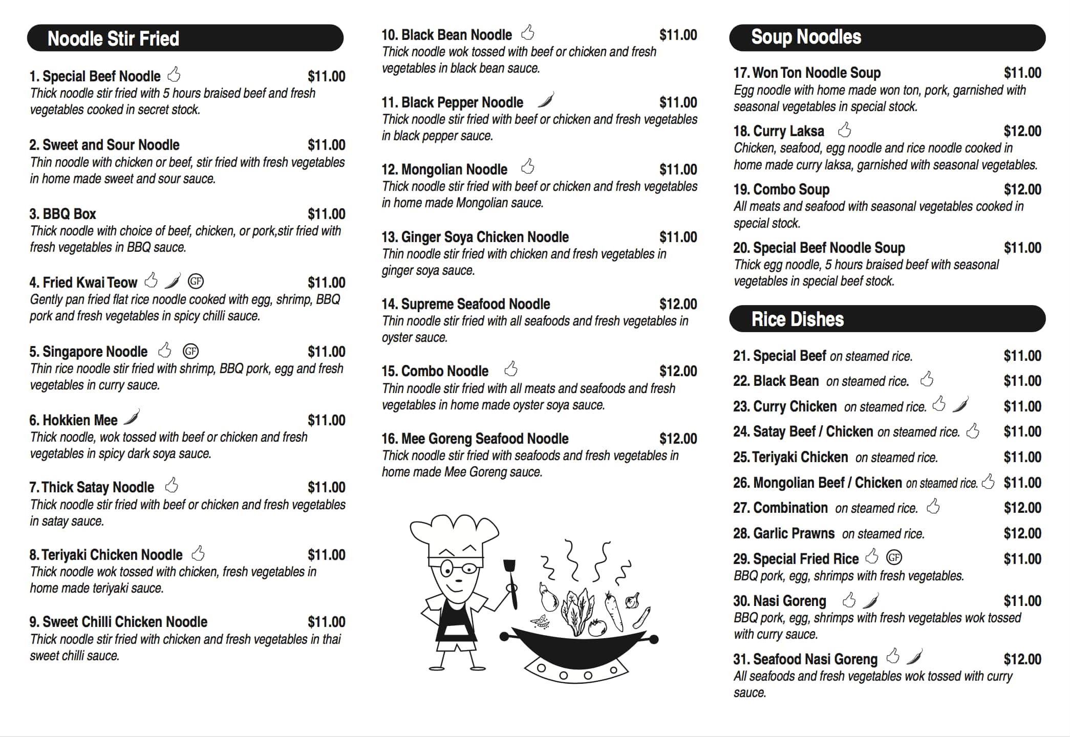 Caa Waa Restaurant Menu, Menu for Caa Waa Restaurant, Ballarat