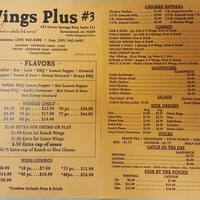 Wings Plus 3 Menu Menu For Wings Plus 3 Homewood Birmingham Wings Plus 3 Menu Menu For Wings Plus 3 Homewood Birmingham
