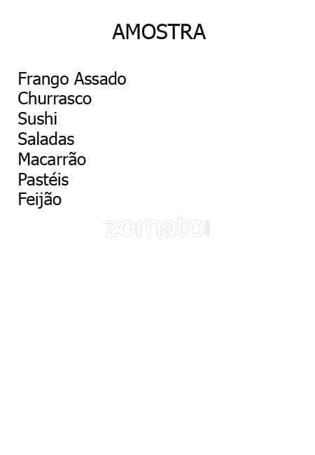 Churrascaria Fogo do Galpão cardápio