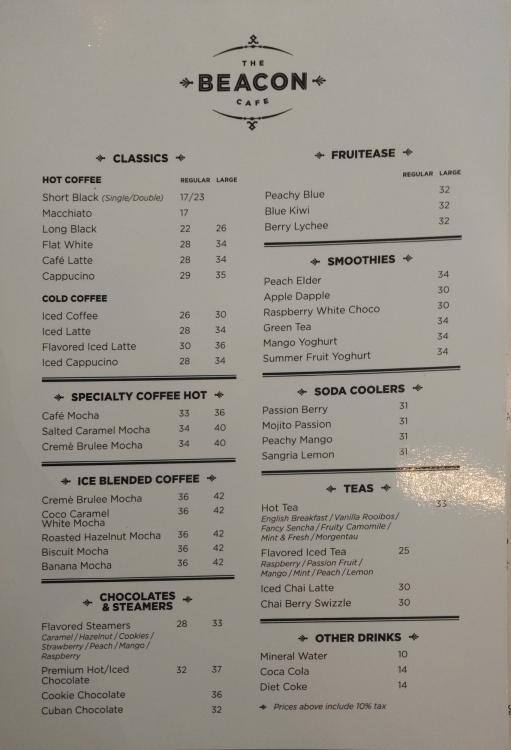 The Beacon Menu, Menu for The Beacon, Fatmawati, Jakarta Zomato Indonesia