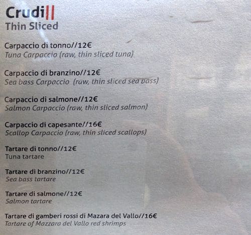 Menu di C House Coffee Shop 