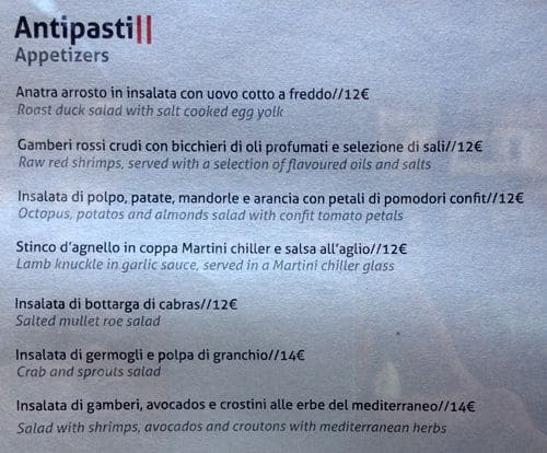 Menu di C House Coffee Shop 