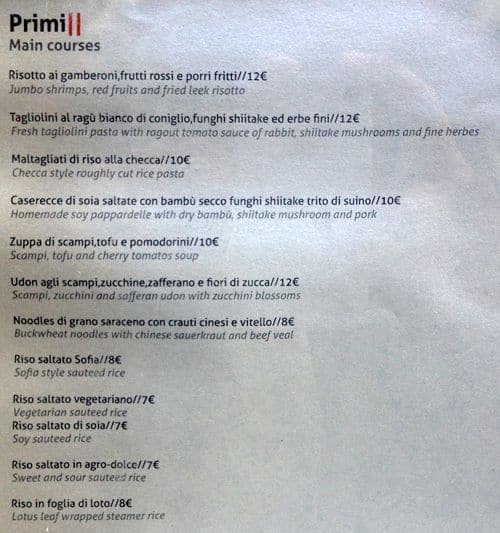 Menu di C House Coffee Shop 