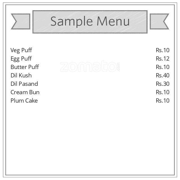 Baby Cakes & Fast Food Menu Zomato