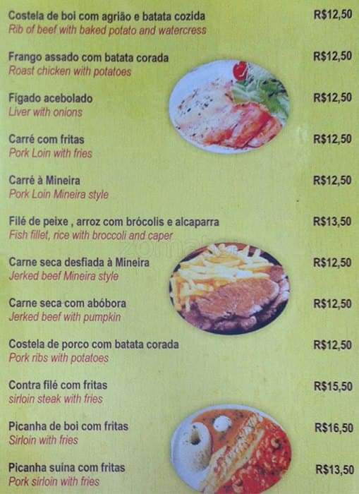 Boteco do Beco cardápio