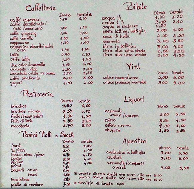 Menu di Rem Cafè 