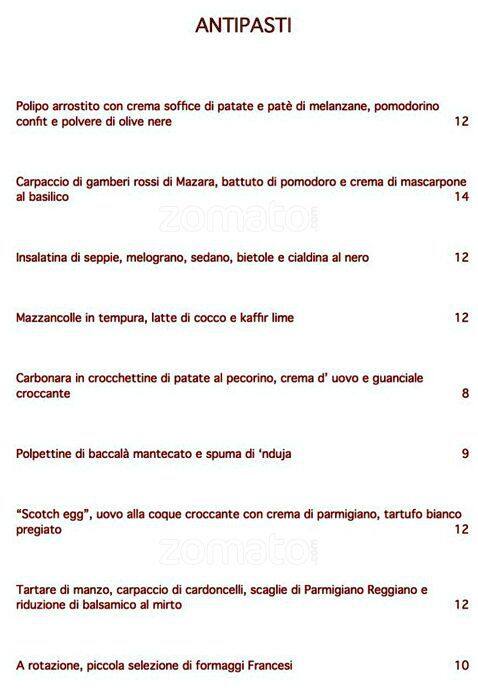 La Maisonette Ristrot Menu Menu For La Maisonette Ristrot Garbatella Roma