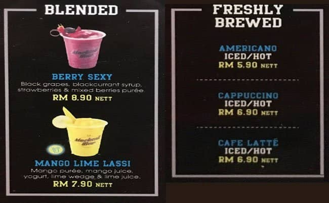 Mocktail Bar Menu Menu For Mocktail Bar Taman Maluri