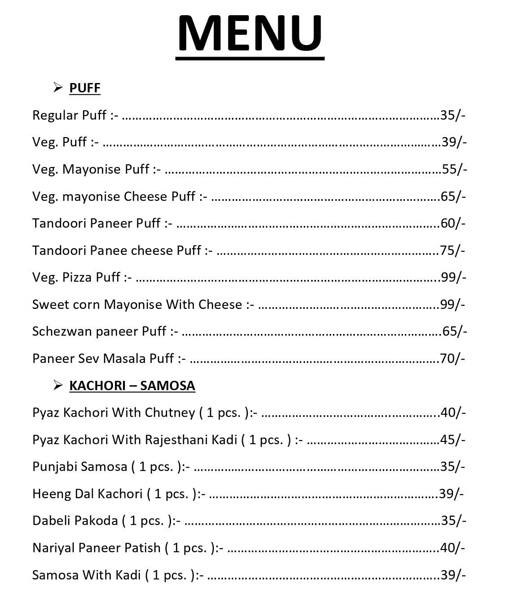 Menu of Friends' Wings Cafe, Chandkheda, Ahmedabad