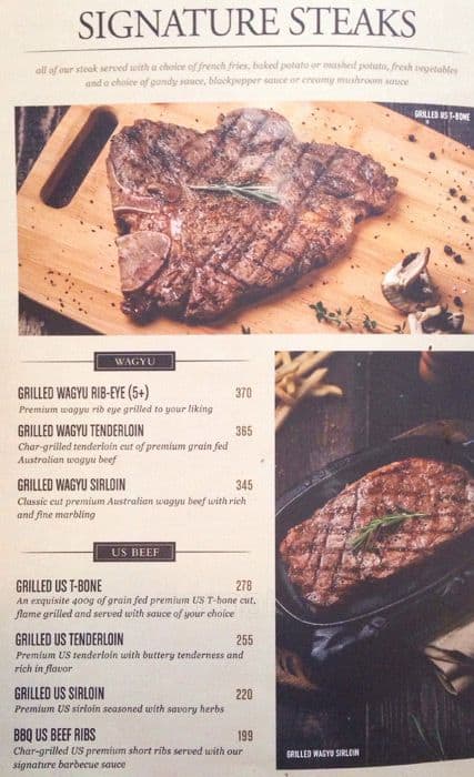 Menu at Gandy Steak Kelapa Gading restaurant, North Jakarta, Jl ...