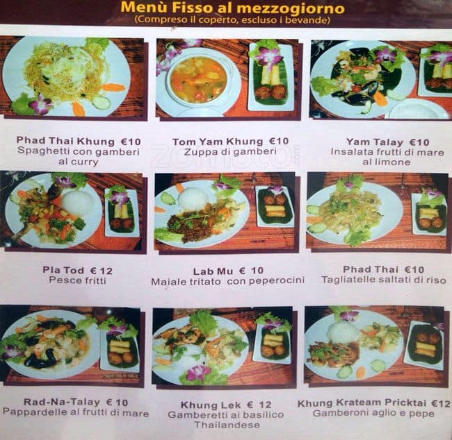 Menu di Komenn Thai 