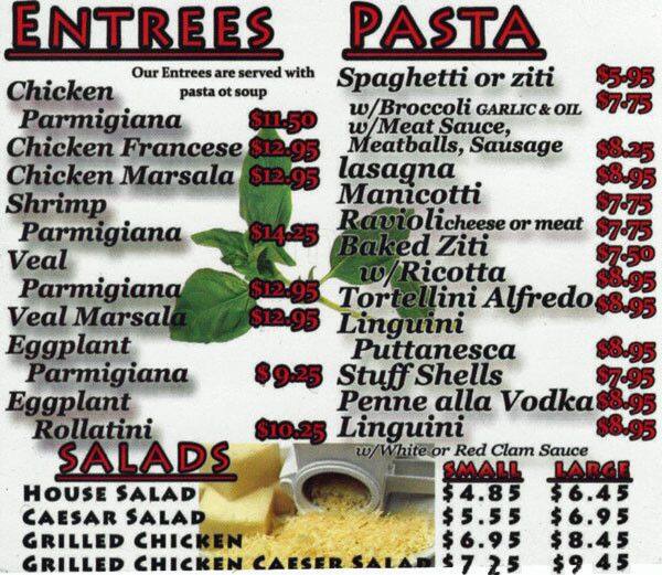 Prima Pizza Nice Ice Menu, Menu for Prima Pizza Nice Ice, Queens