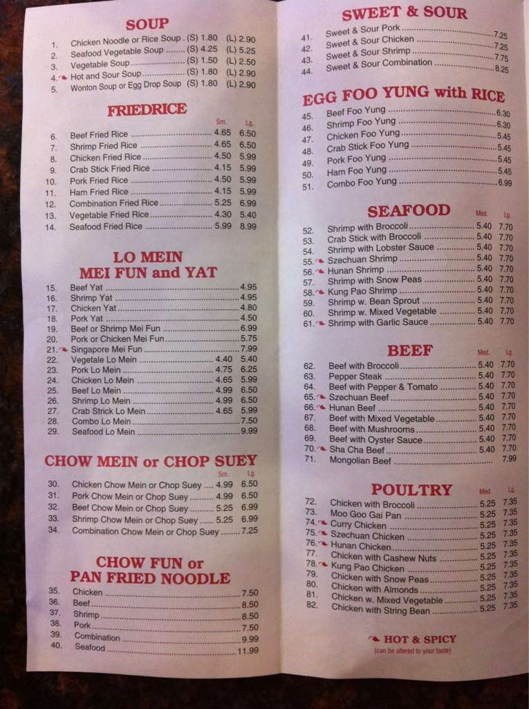 in and out full menu