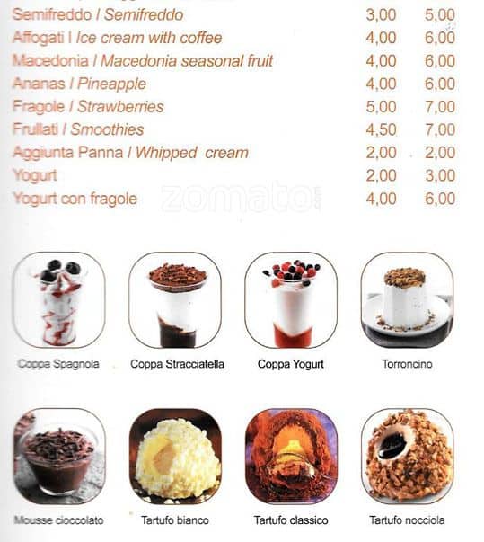 Menu di Twin's Cafè 