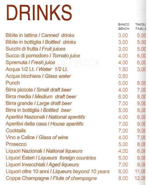 Menu di Twin's Cafè 