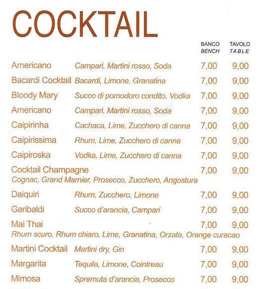 Menu di Twin's Cafè 