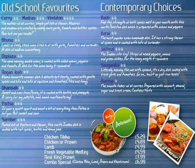 T Spoon menu