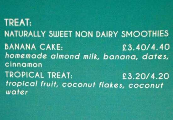Meadowlark menu