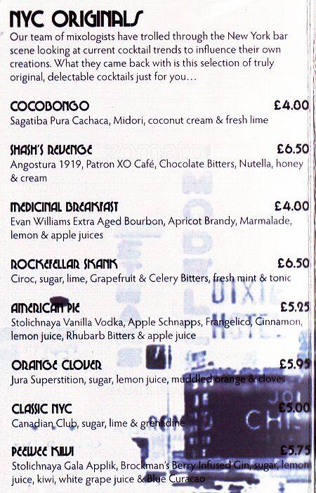 NYC Menu, Menu for NYC, City Centre, Glasgow - Zomato UK