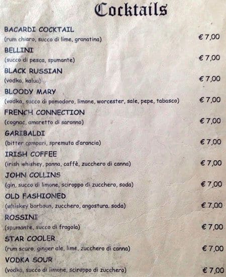 Menu di Murphy's Law 