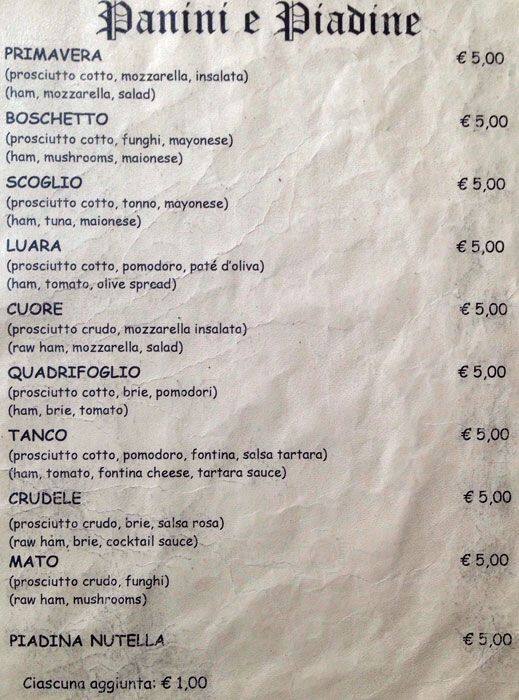 Menu di Murphy's Law 