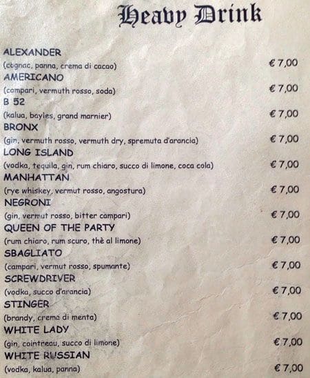Menu di Murphy's Law 