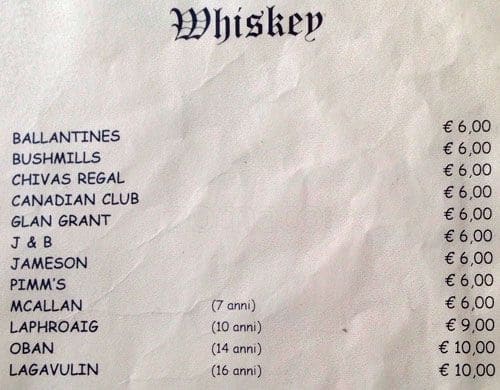 Menu di Murphy's Law 