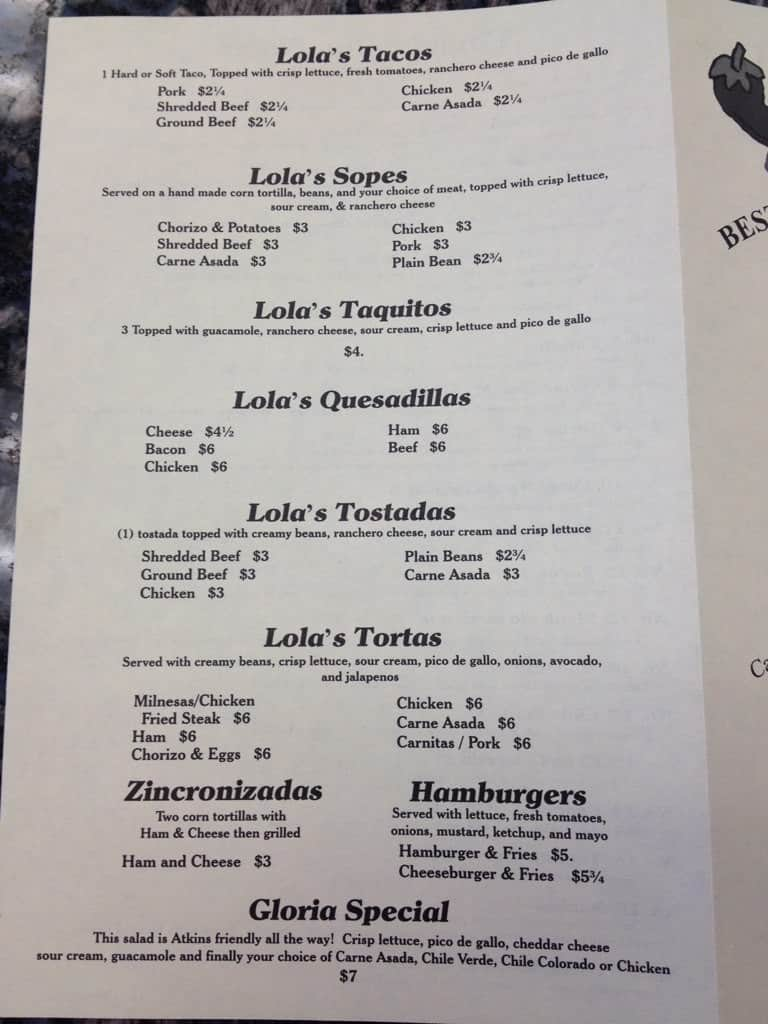 Menu At Lola S Kitchen Restaurant Barstow   7e9a3237ecb9c2a9fcfb7c660b31ca43 