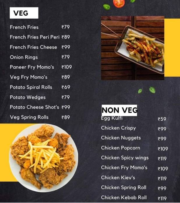 Menu of Sip N Dip, Narayanguda, Hyderabad