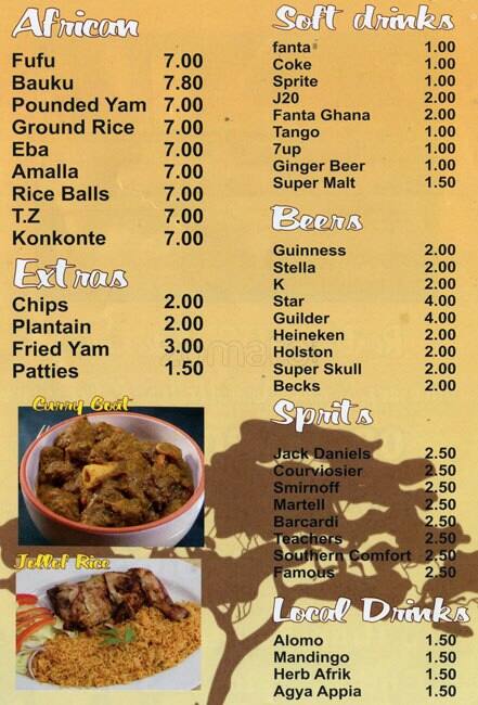 Delicious Point menu