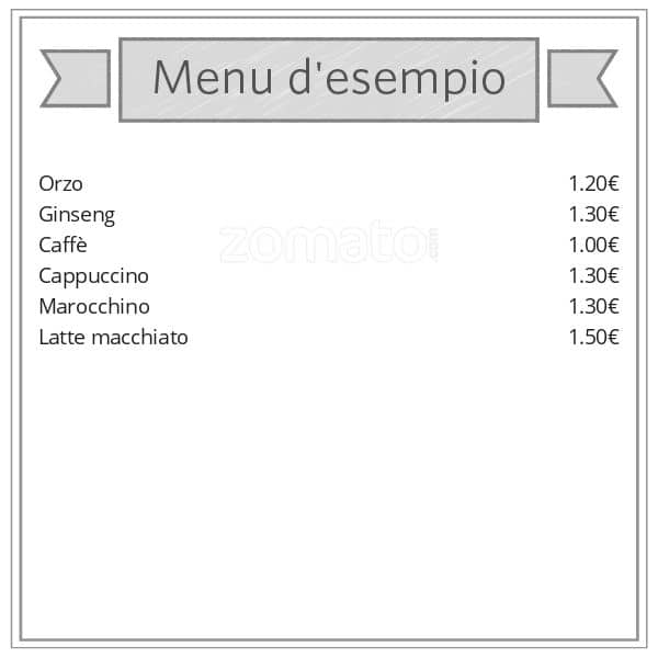 Menu di Cafè 43 