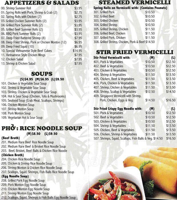 Viet Express Menu, Menu for Viet Express, Manotick, Ottawa Urbanspoon