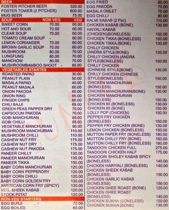 Sun Pub Menu, Menu for Sun Pub, Rajarajeshwari Nagar, Bangalore - Zomato