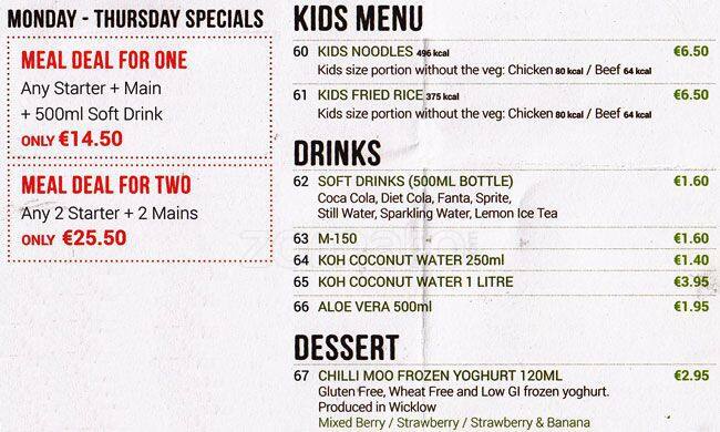 Carta de Mango Tree