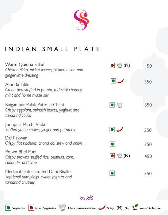 Ssaffron Shangri La Hotel Menu Zomato