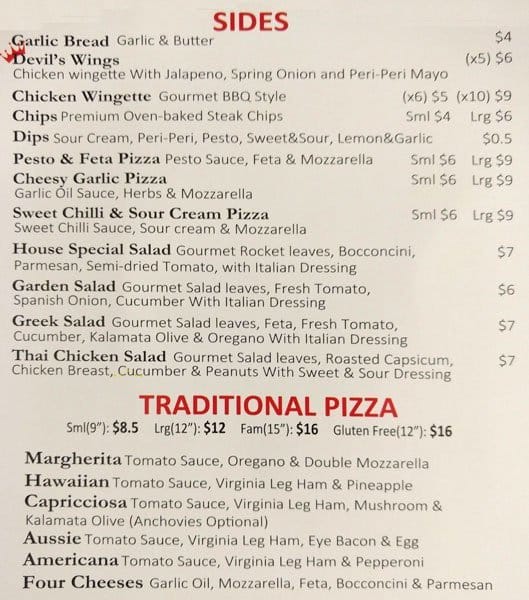 Prime Pizza Menu, Menu for Prime Pizza, Ringwood, Melbourne ...