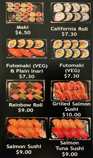 Hoshi Sushi Menu Menu For Hoshi Sushi Carnegie Melbourne