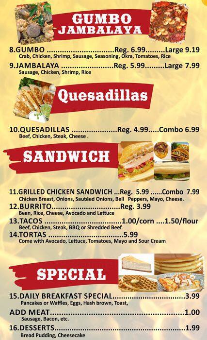 Z Magic Food Store menu