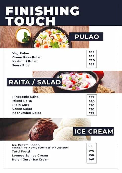 Zero Miles Bar & Restaurant menu