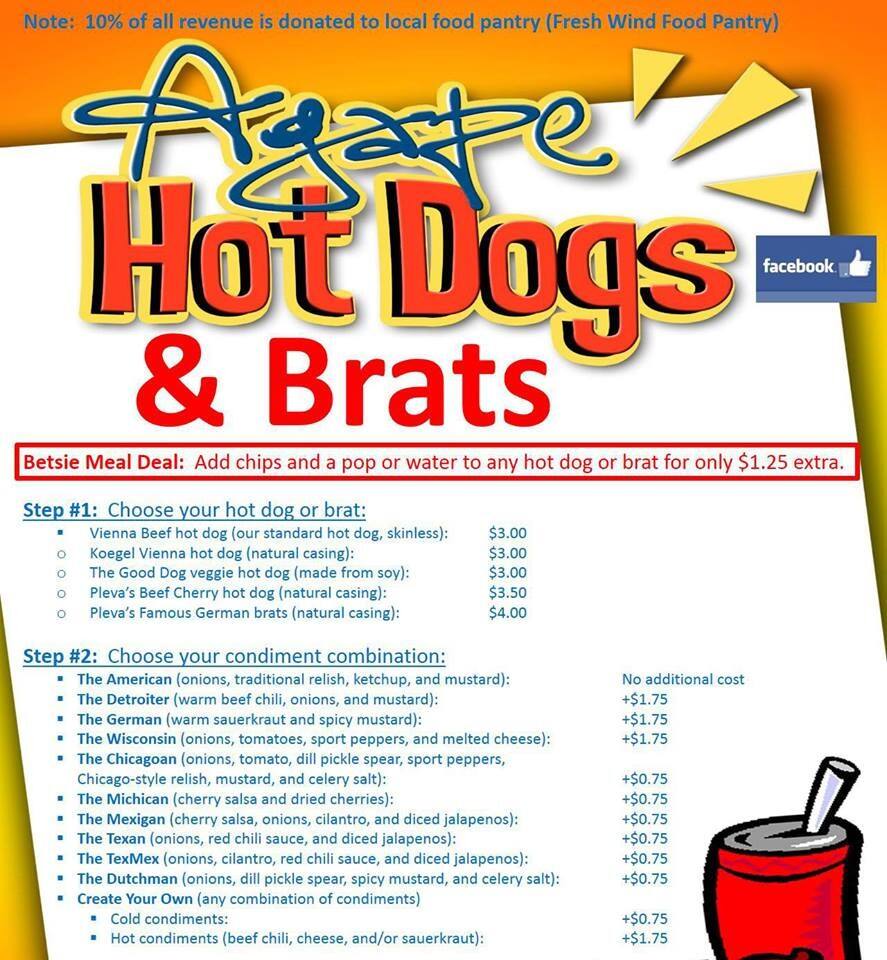 Agape Hot Dogs And Brats Frankfort Frankfort क म न