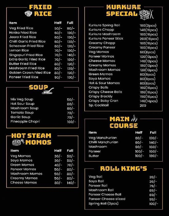 Hot shots deals menu